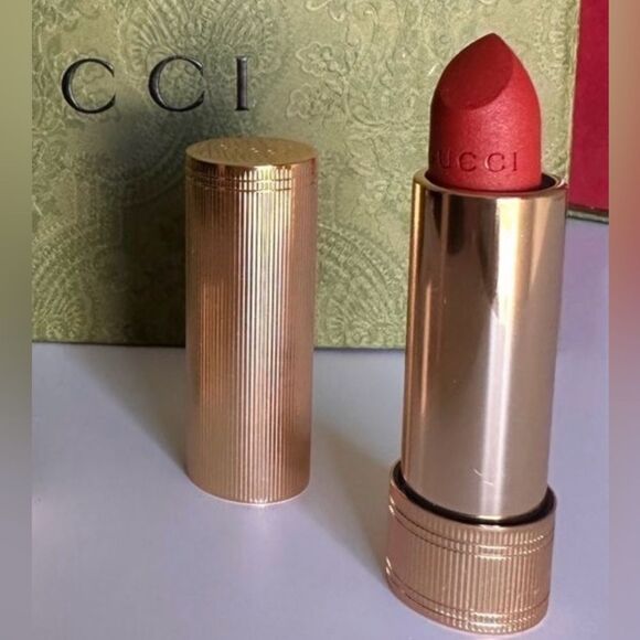 GUCCI ROUGE À LÈVRES MAT LIPSTICK – JANET RUST 505 - Picture 14 of 17